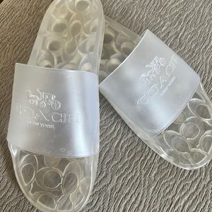 Coach - Clear Summer Slides